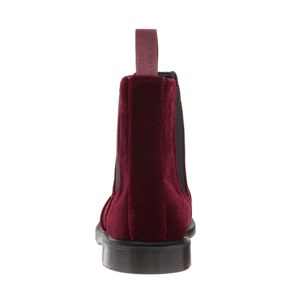 🆕Dr Marten Flora Kensington Cherry 🍒 Velvet NWT - Picture 7 of 16